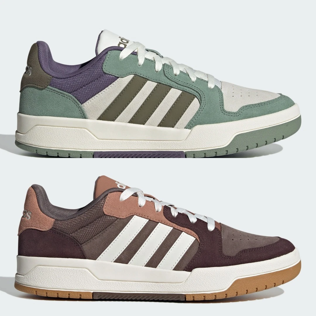 阿迪达斯neo ENTRAP男女运动休闲低帮耐磨透气板鞋 JR8322 JR8321