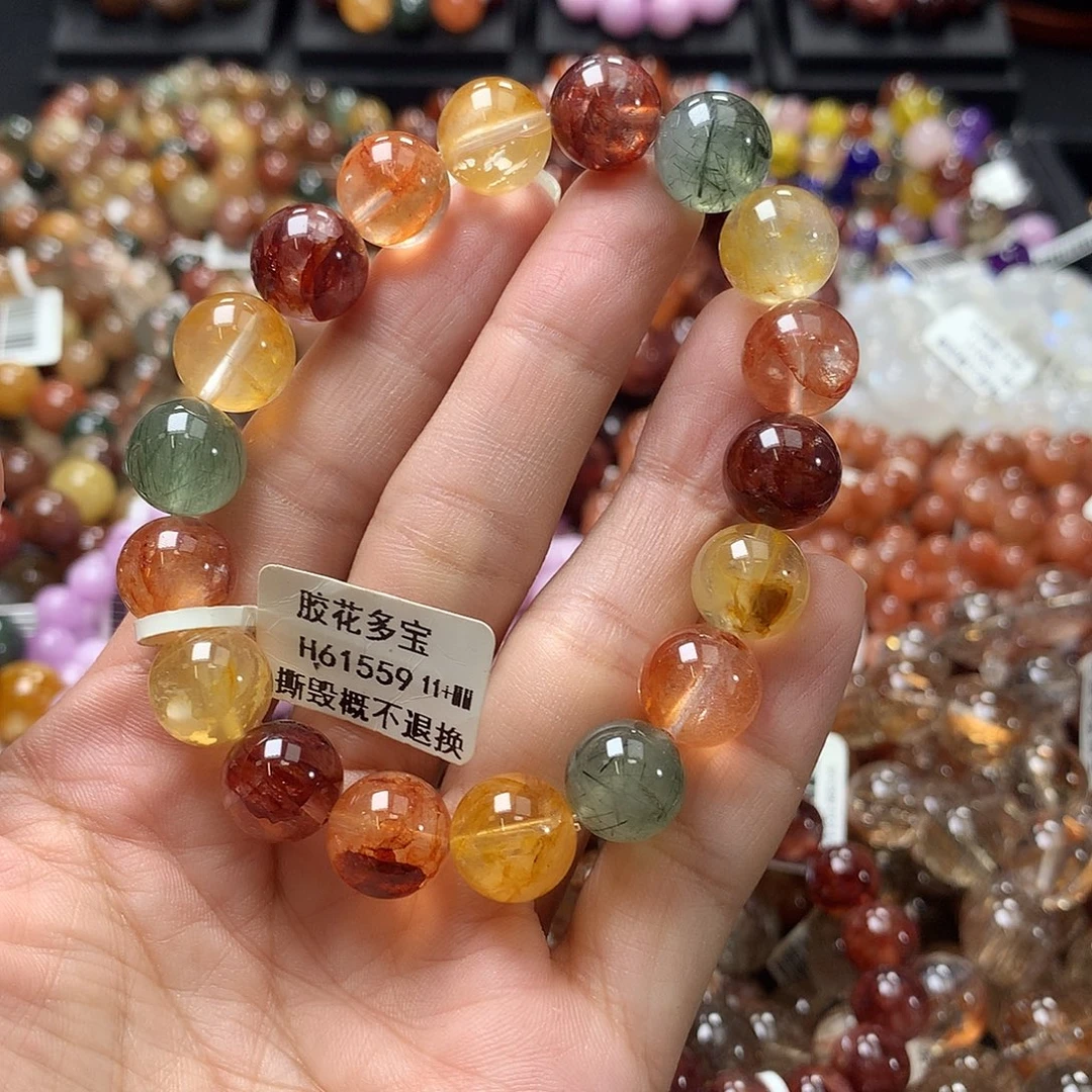 水晶手链未镶嵌，，