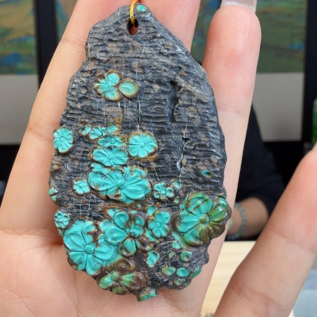 绿松石未镶嵌珠宝奇石