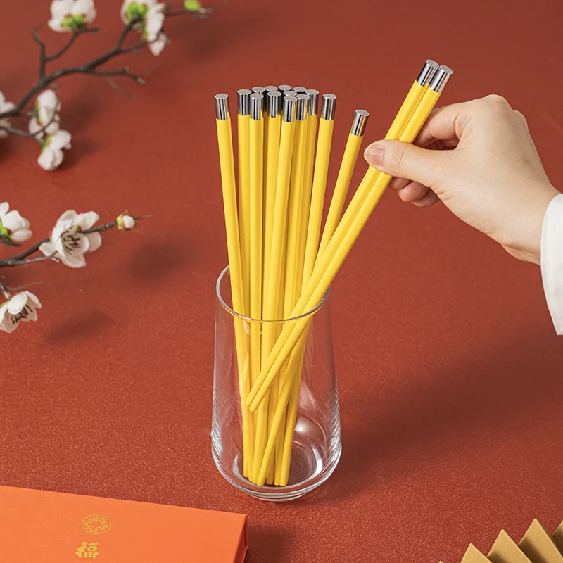 福再抗菌筷子家用景德镇陶瓷材质2025新款防滑不发霉高颜值餐具