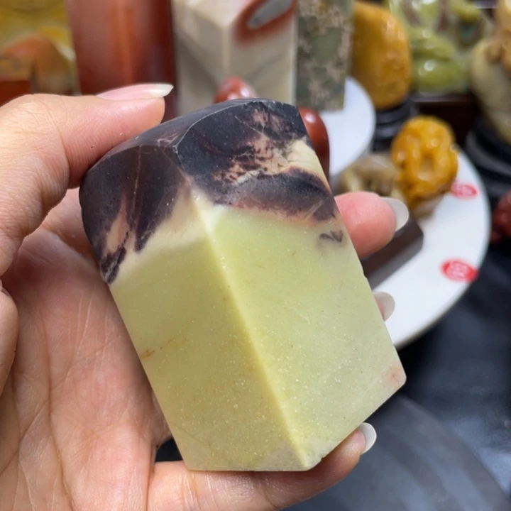 寿山石印石素章原石