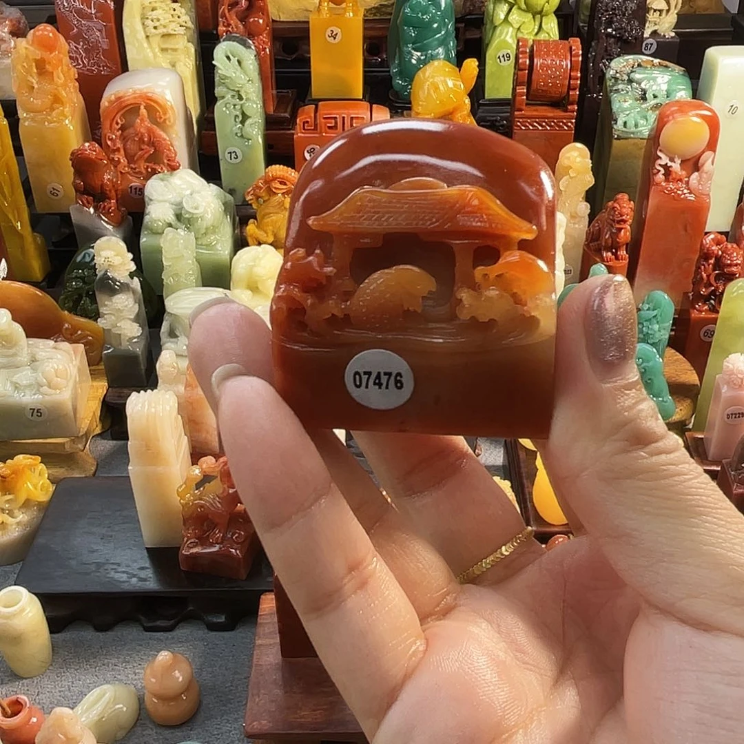 寿山石印石´****╮7476包邮