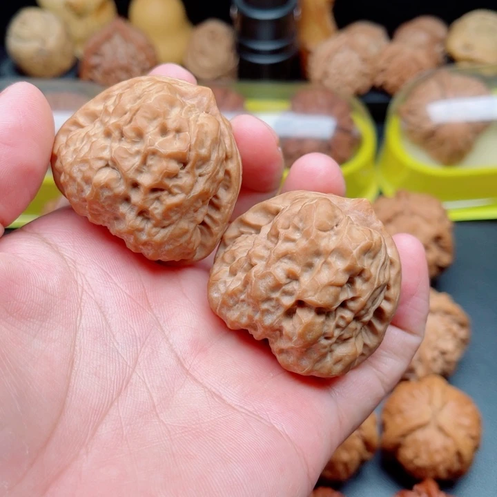 把件文玩核桃三角蛙43×44×38