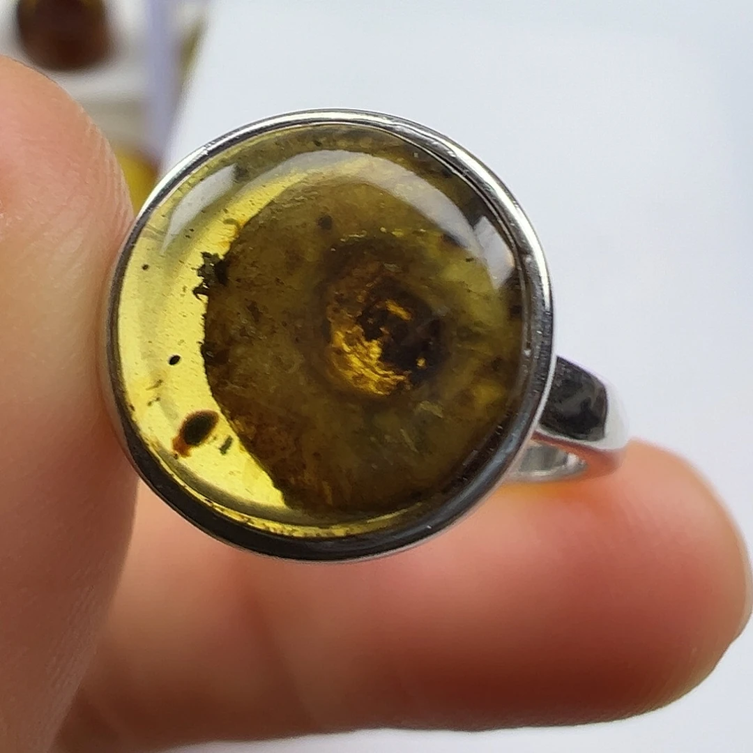 琥珀未镶嵌裸石琥珀虫珀