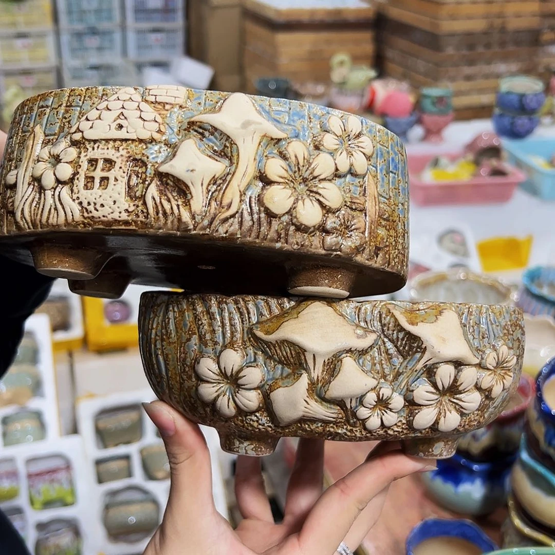 陶瓷口径18高8椭圆形大拼盘！