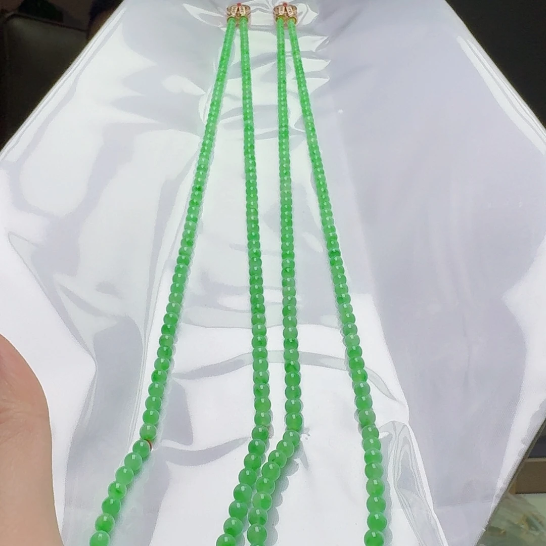 翡翠未镶嵌项链多样性发货其一