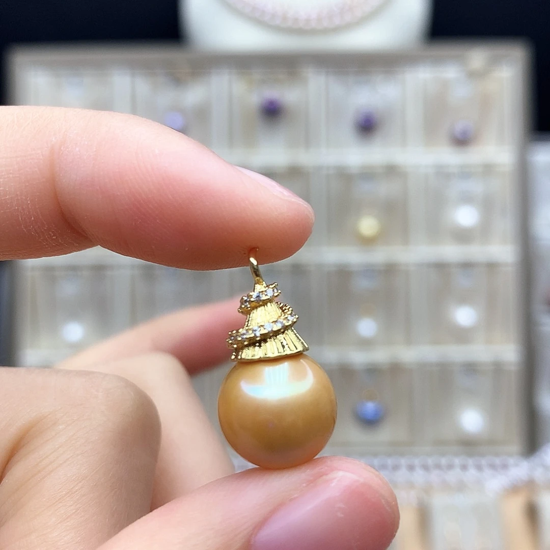 颈饰合金淡水珍珠
