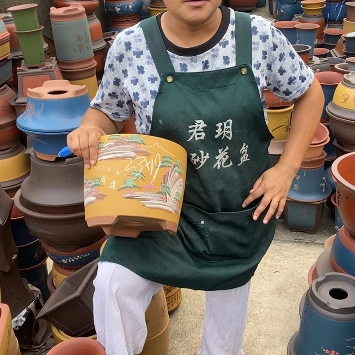 紫砂花盆紫砂花盆