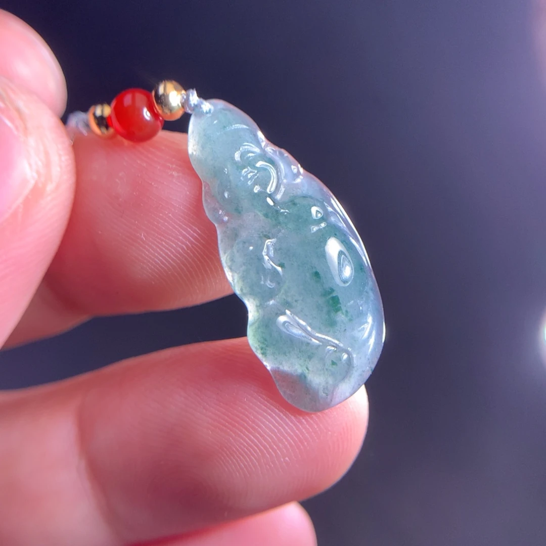 翡翠未镶嵌颈饰天然A货翡翠