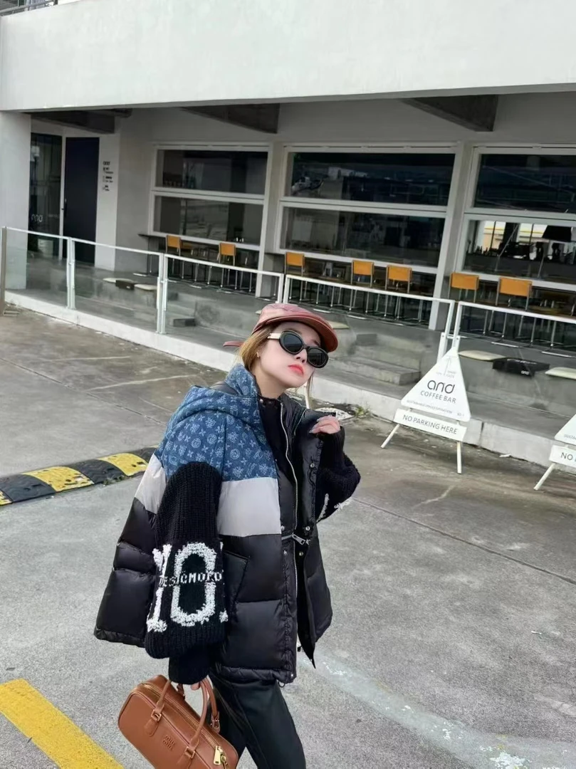 潮牌新款鸭绒服马甲.女士潮牌 001-010编码