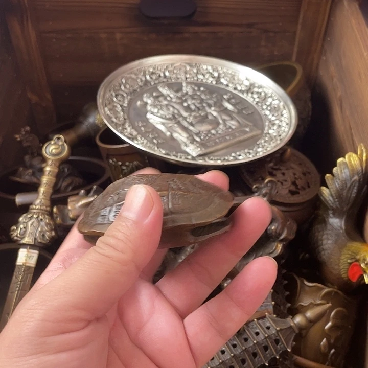 铜心铜德铜器摆件