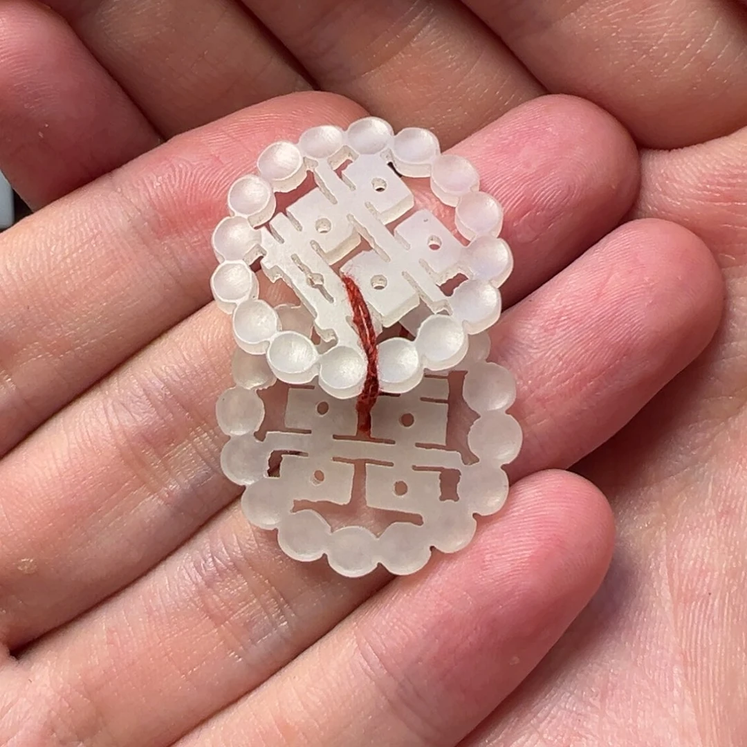 景***和田玉未镶嵌挂件