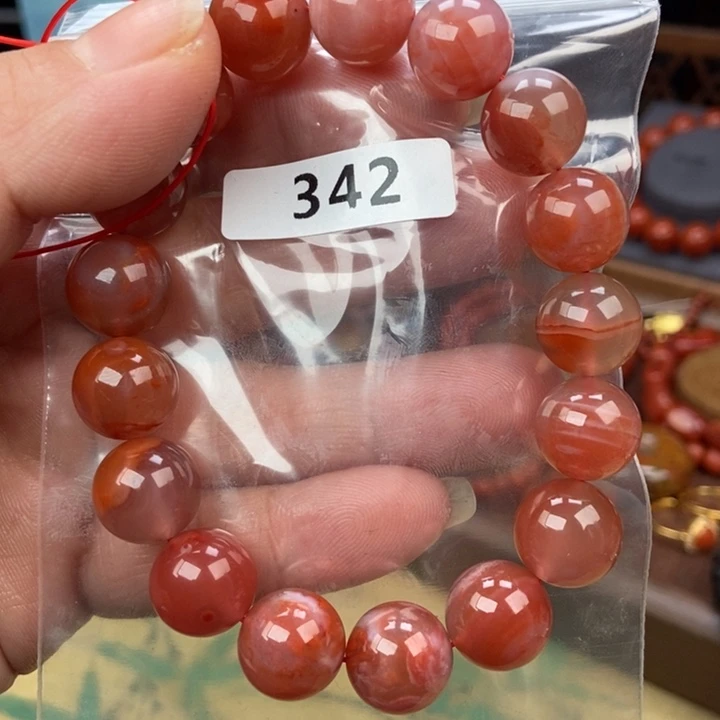 南红玛瑙未镶嵌手链
