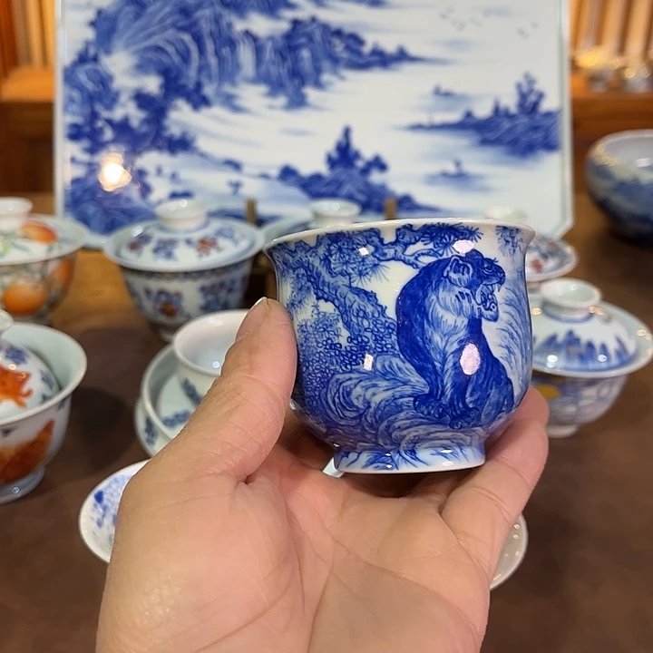 錡镇堂手工手绘杯