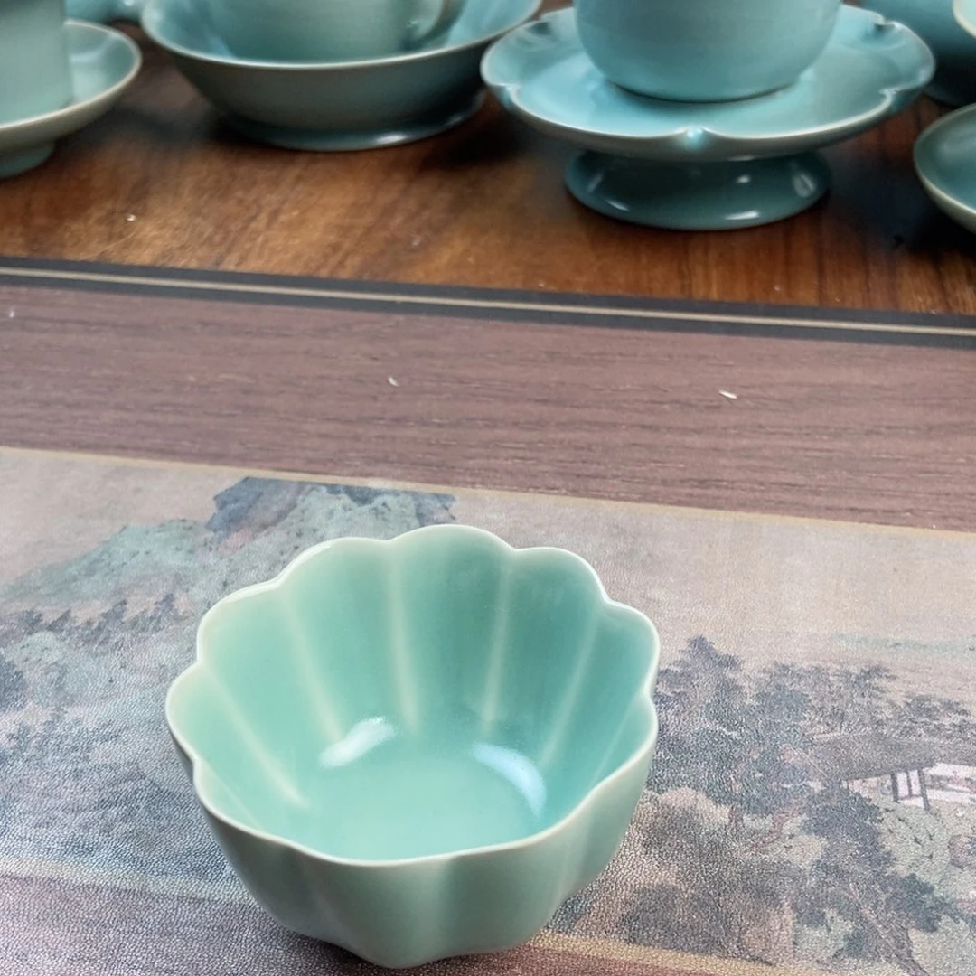 摆件原产地原矿汝瓷～茶器