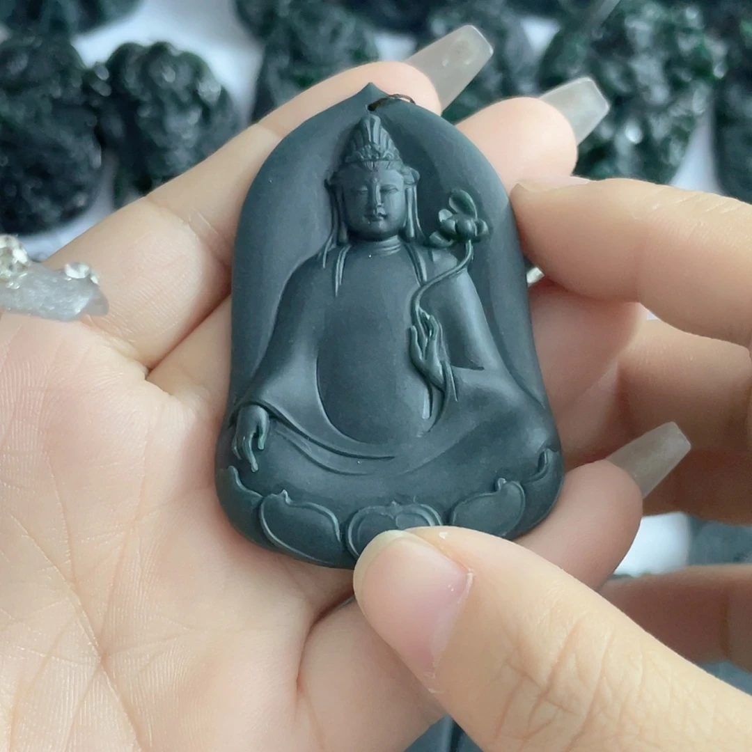 未镶嵌定制翡翠水**坊观音