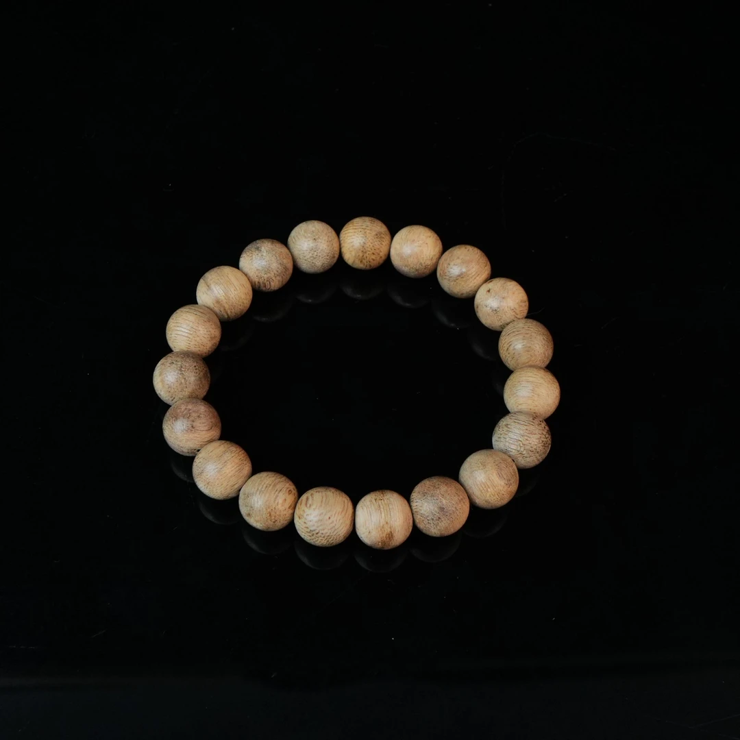 A5107文莱沉香粗纹虎斑纹手串1.14cm  9.86g