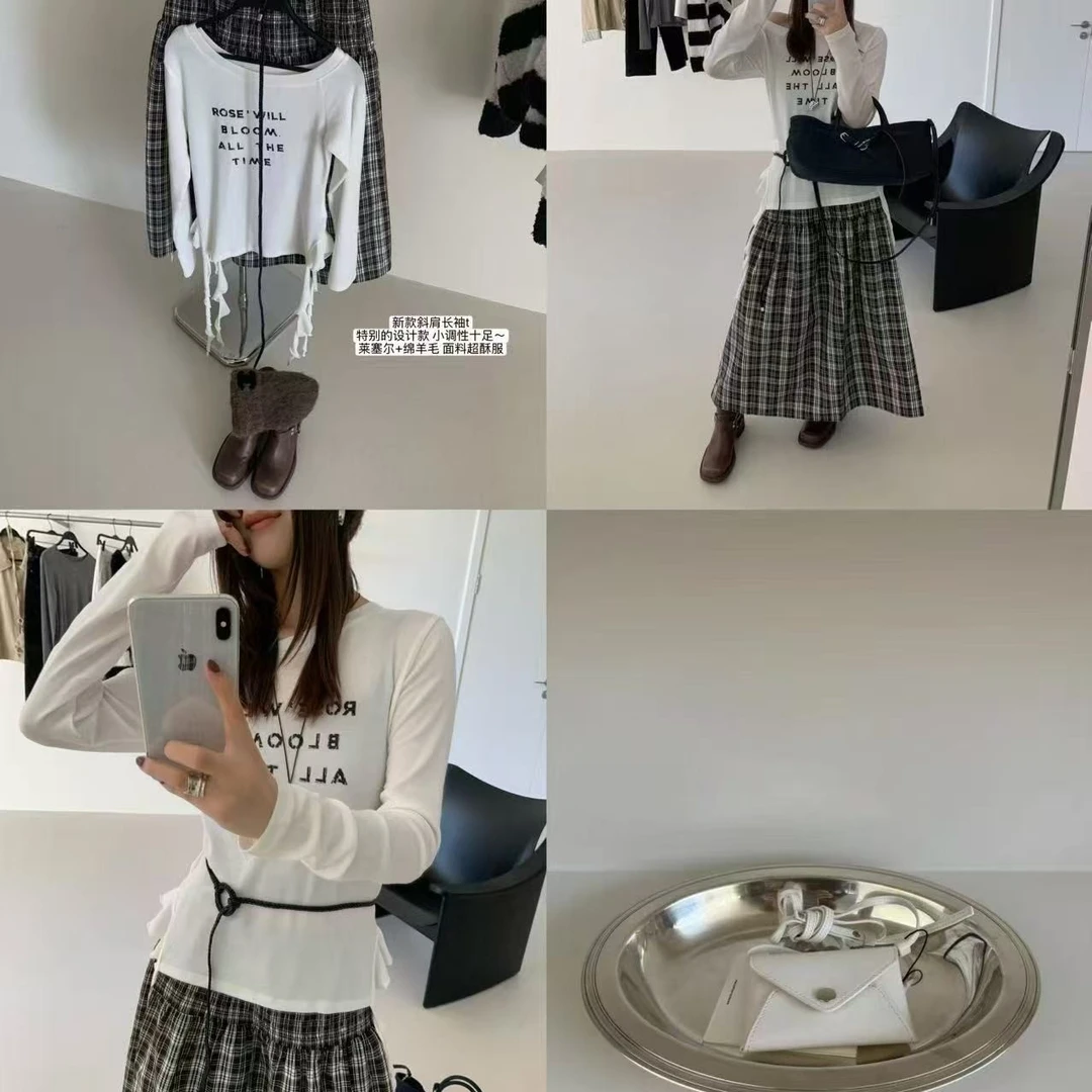 设计感韩系上衣7142