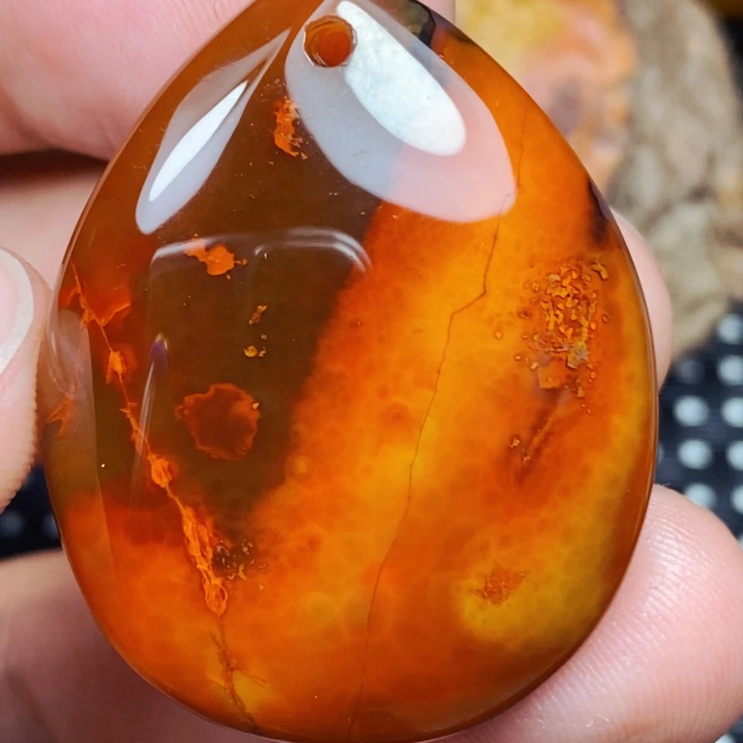 未镶嵌吊坠(不含链)玛瑙/玉髓乙**泉