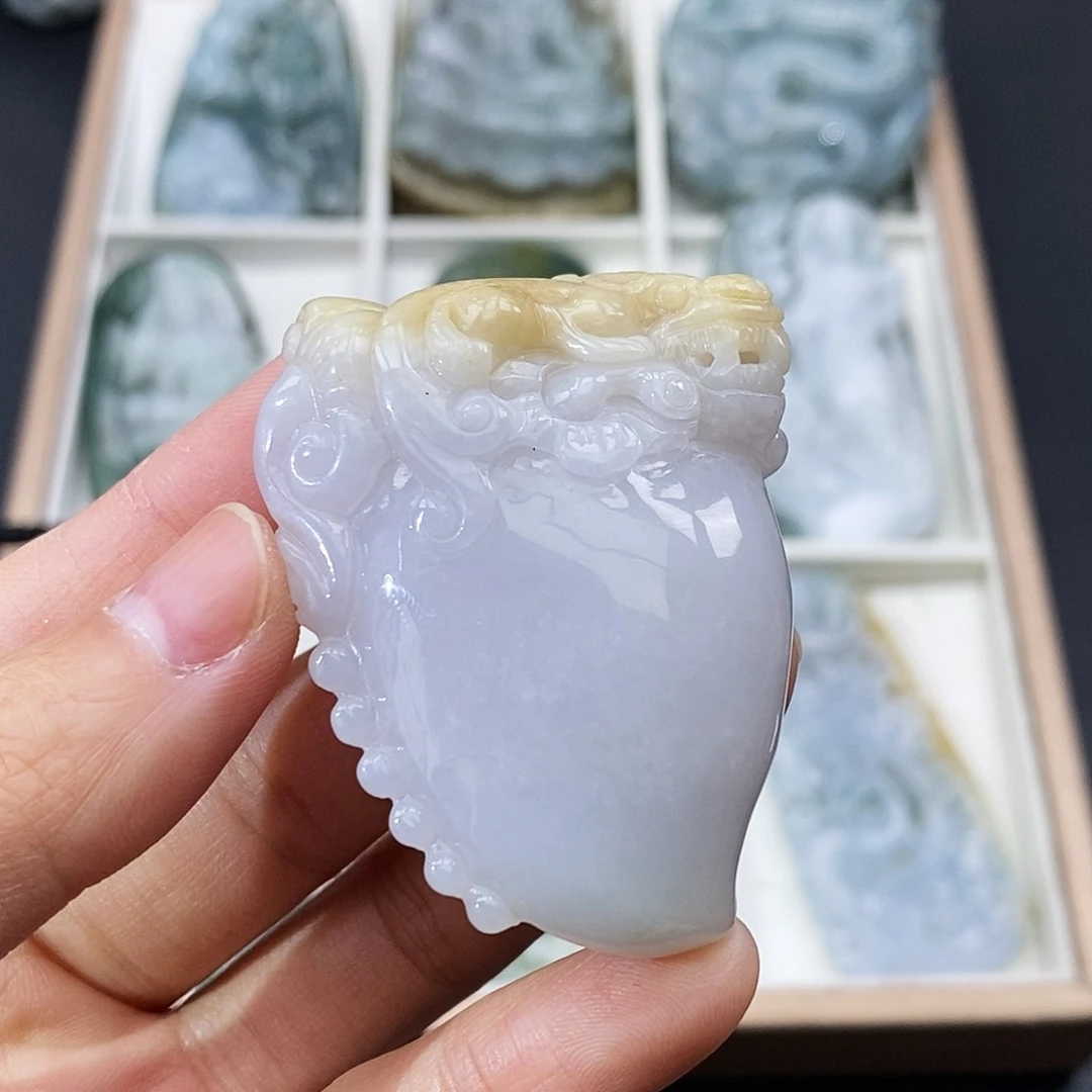 颈饰未镶嵌翡翠缅甸翡翠a货