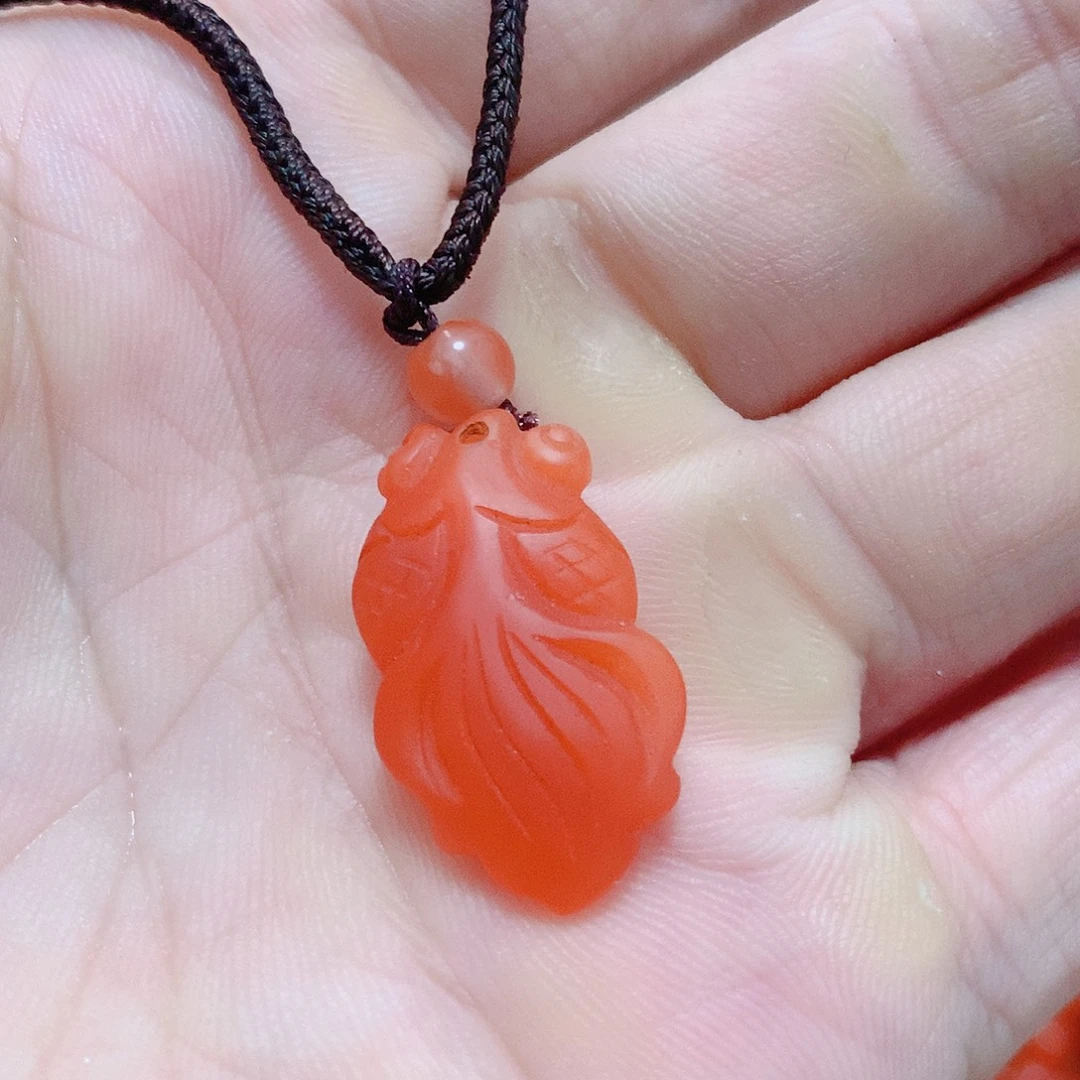 吊坠(不含链)未镶嵌南红玛瑙