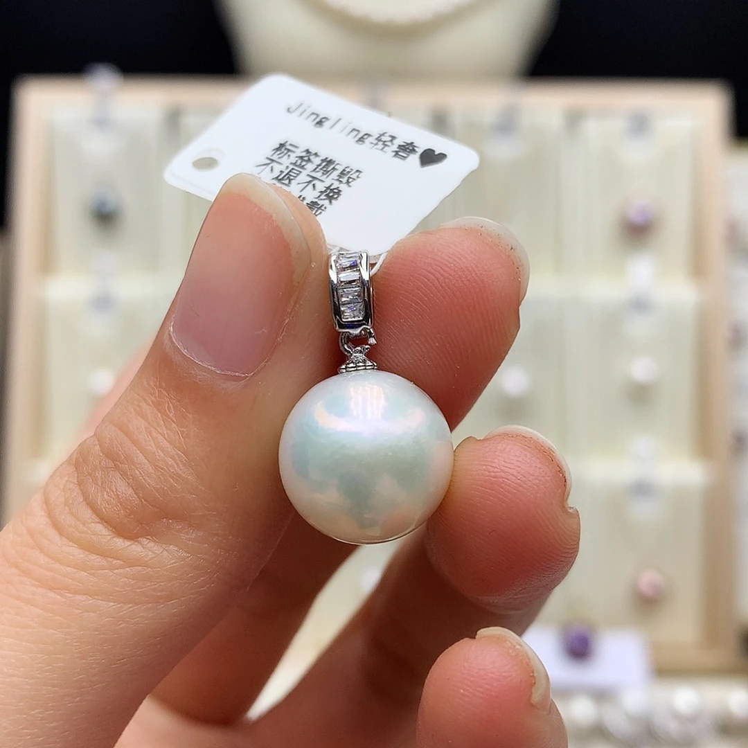 颈饰合金淡水珍珠