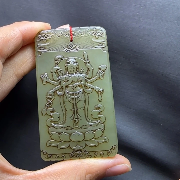 糖***宝和田玉未镶嵌挂件