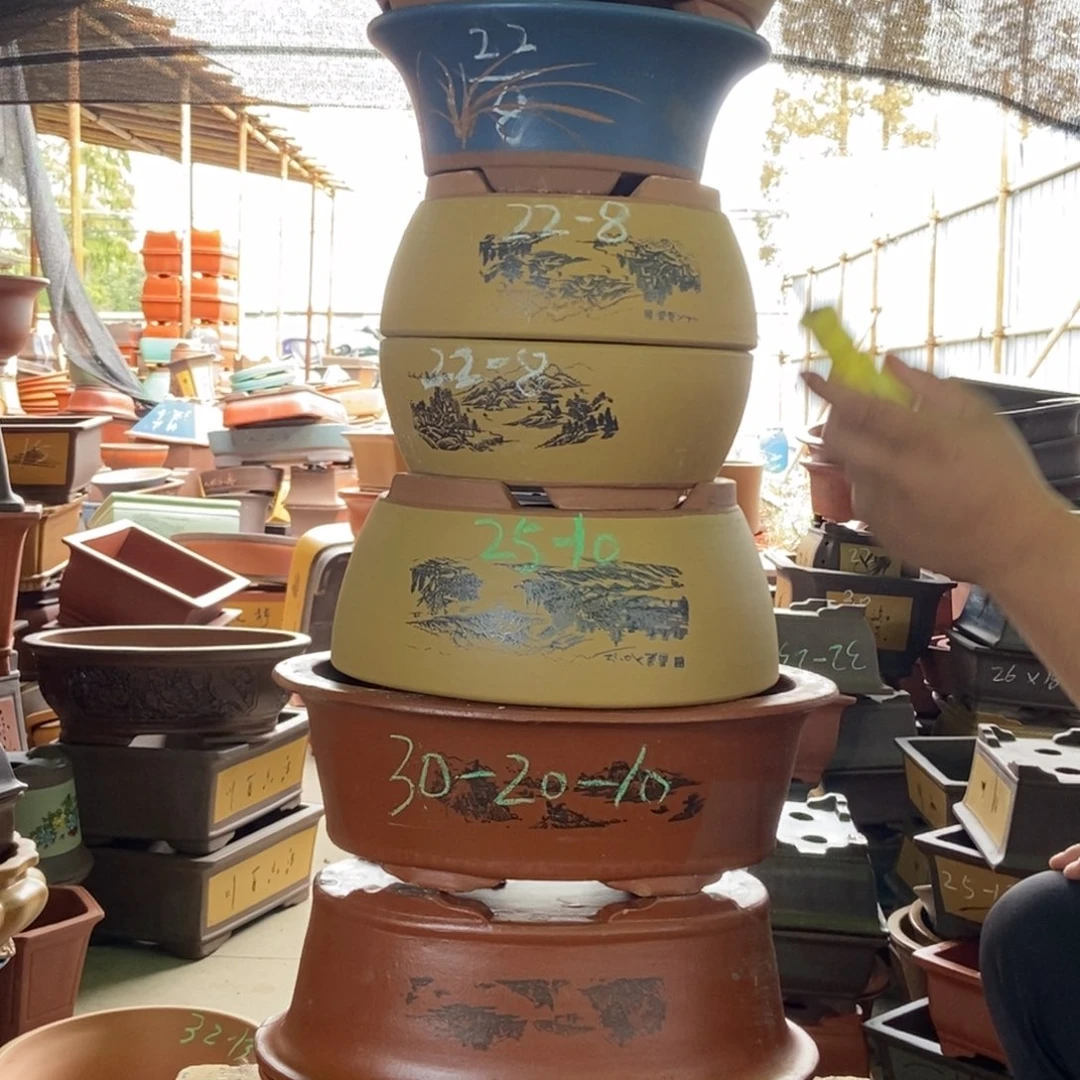 紫砂花盆紫砂紫砂