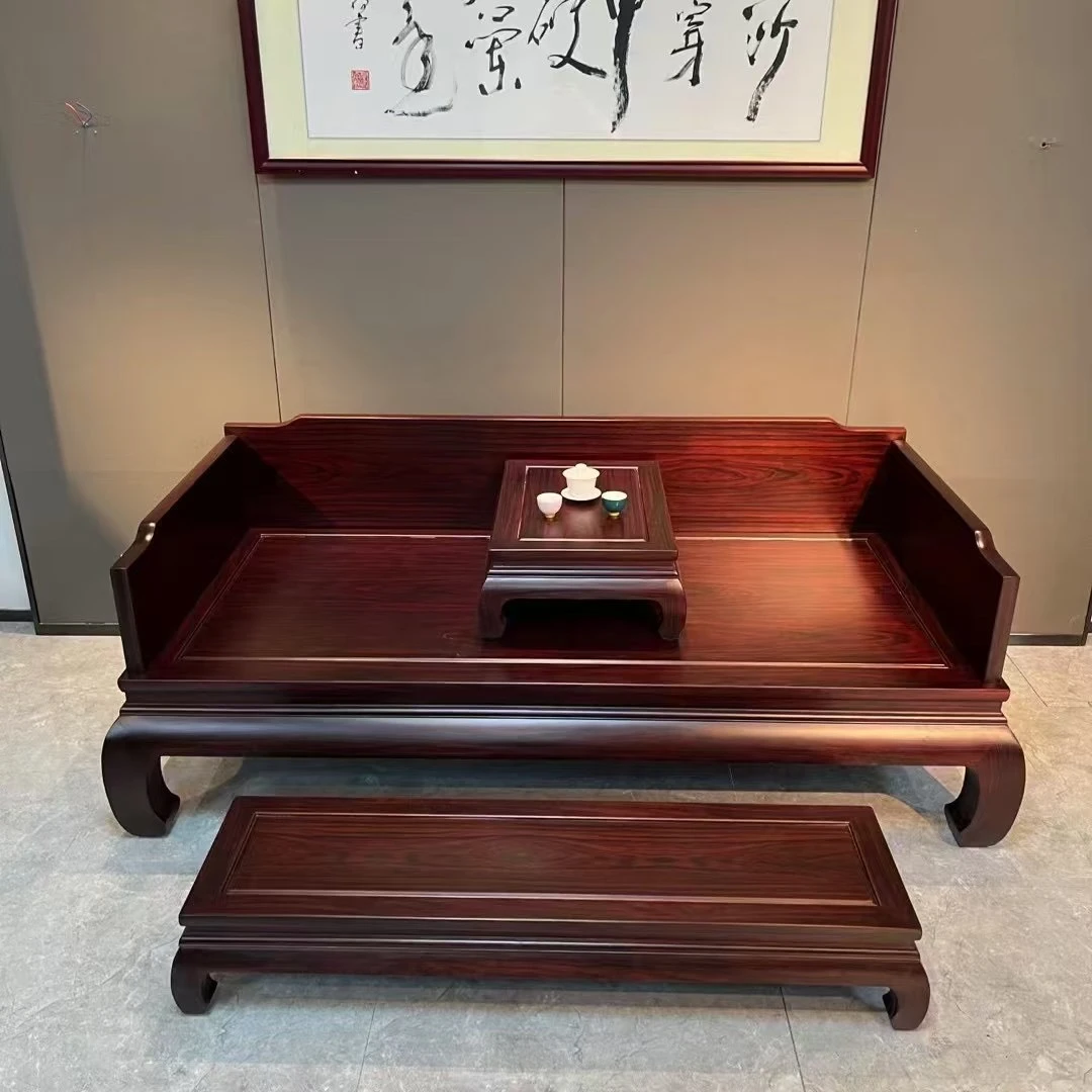 【经典三围独版罗汉床】书房客厅办公室尺寸：210*108*45*78cm