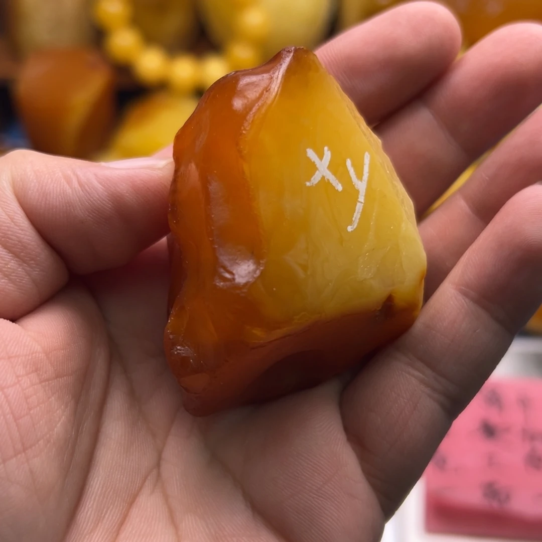 志***️定制琥珀未镶嵌琥珀蜜蜡
