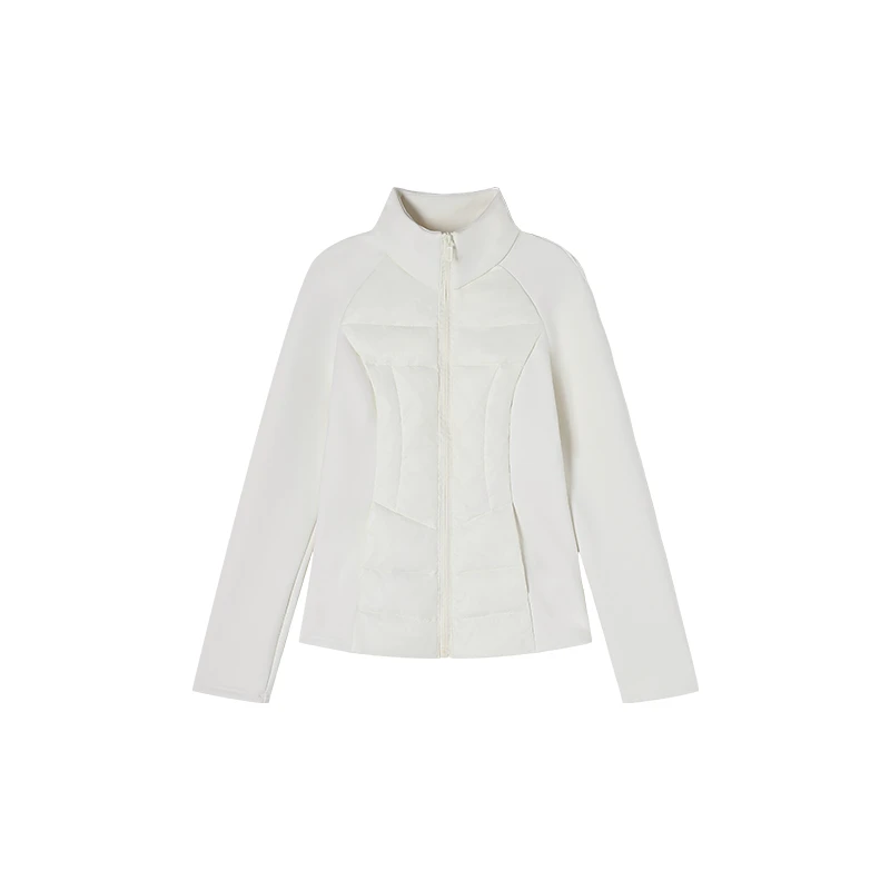 新款修身显瘦拼接保暖鹅绒短外套 81052-6602