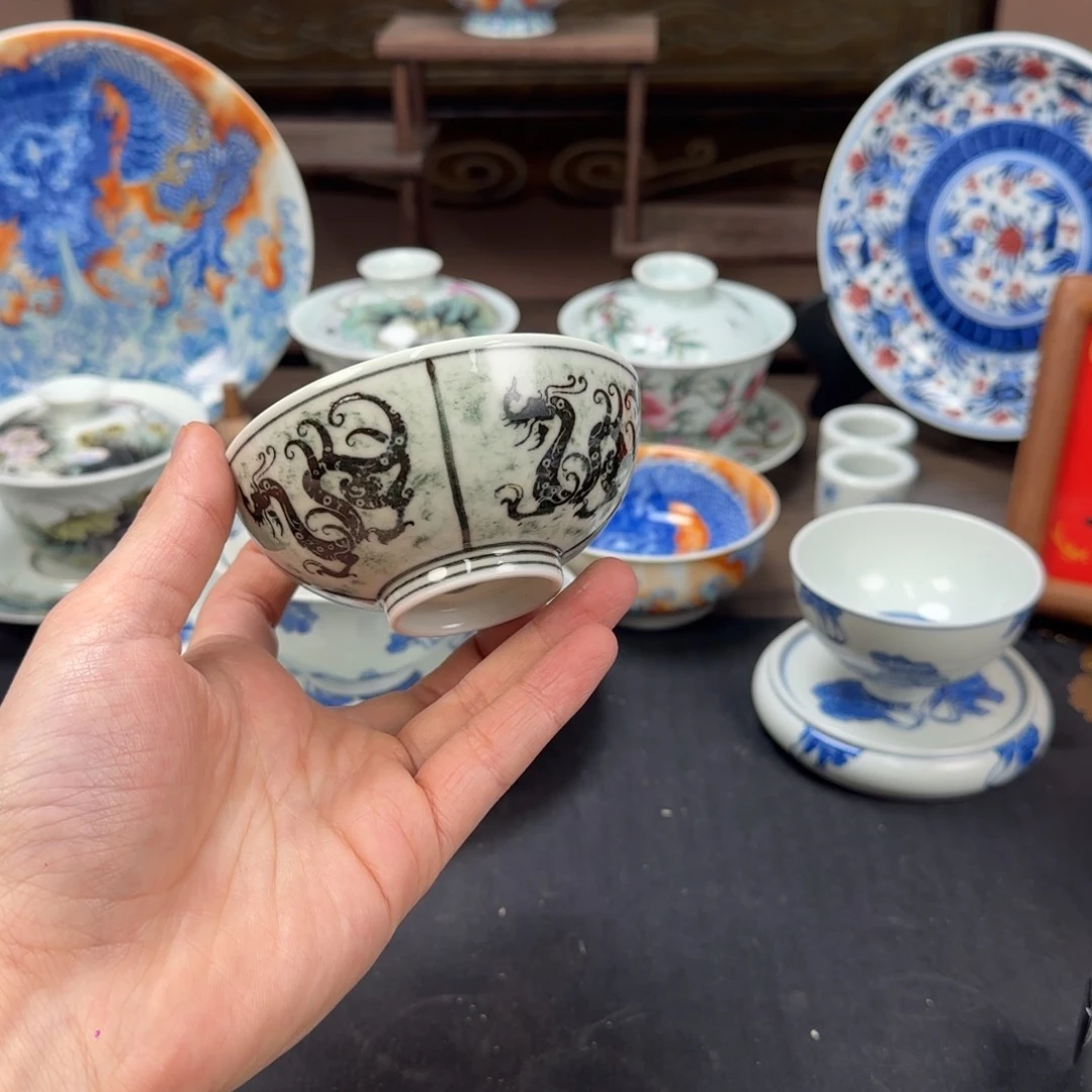 杯椿*橘景德镇手工手绘陶瓷景德镇手工手绘陶瓷