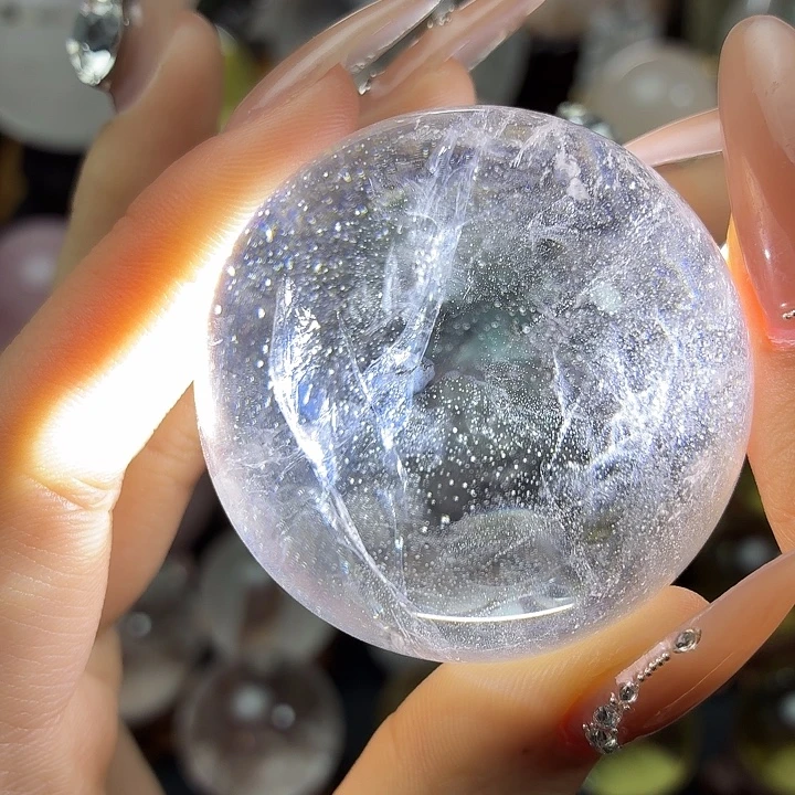 未镶嵌水晶珠宝半成品白水晶4.82cm