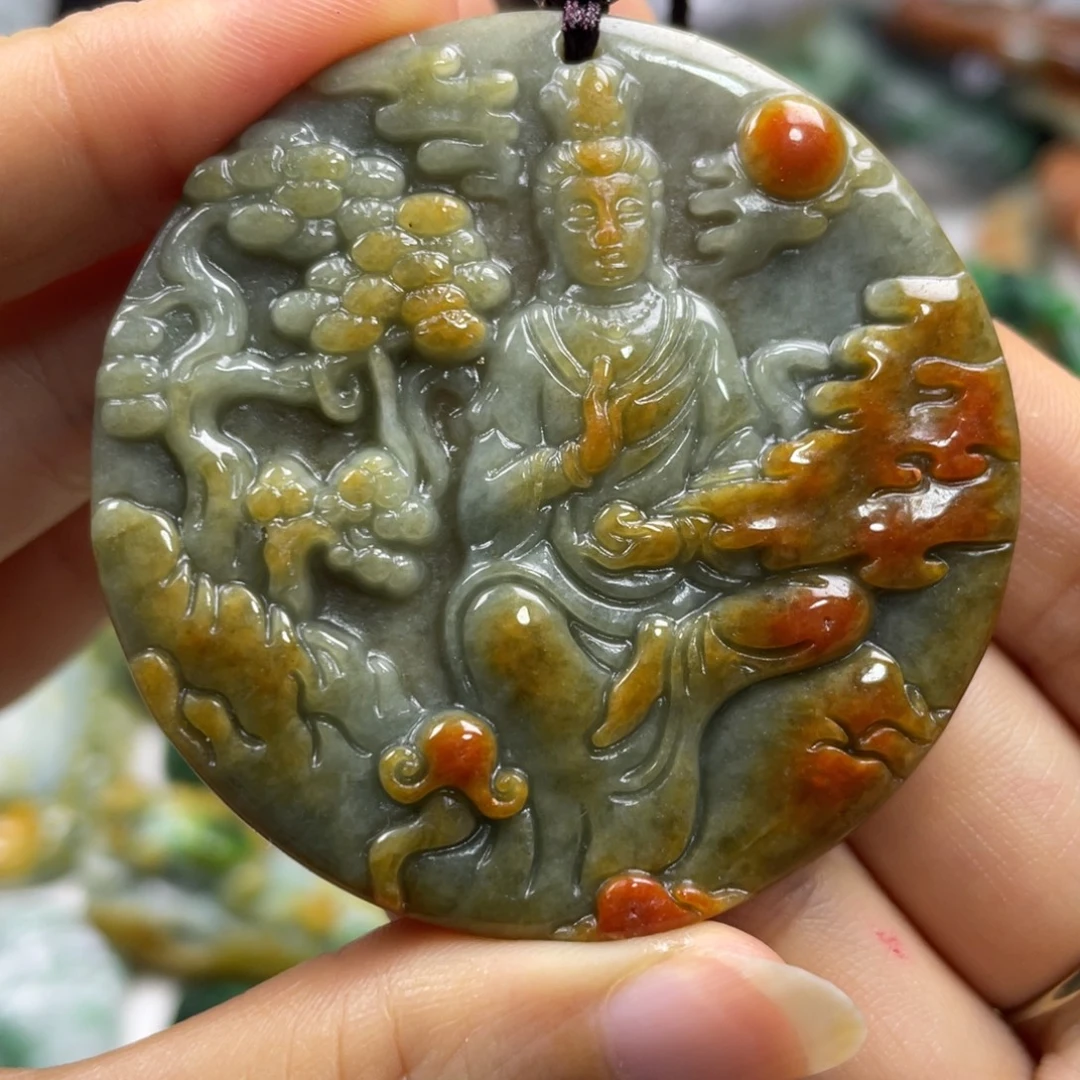 颈饰未镶嵌翡翠牌子