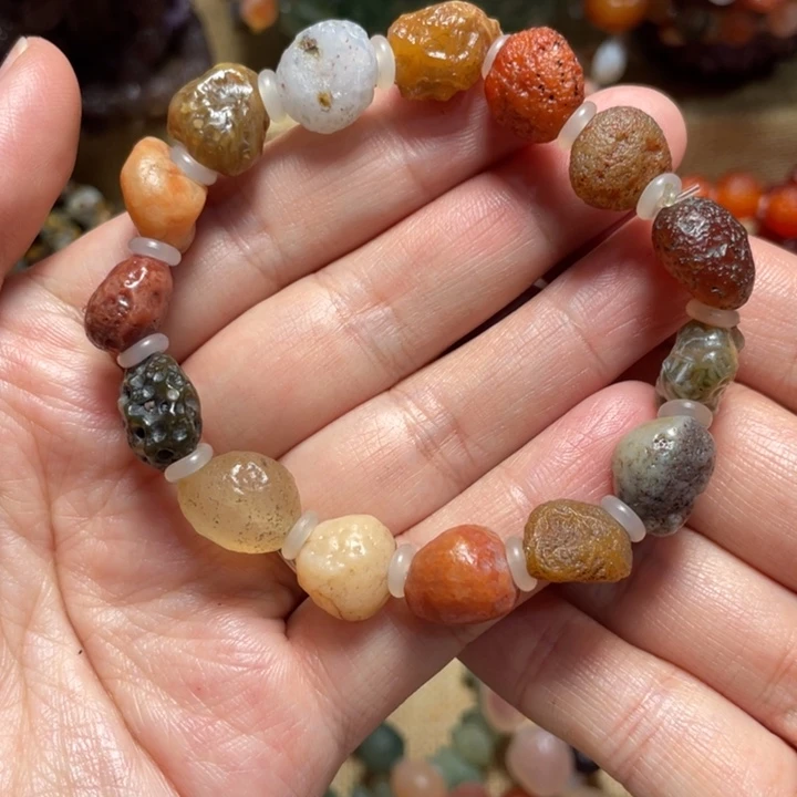 玛瑙/玉髓合金手链