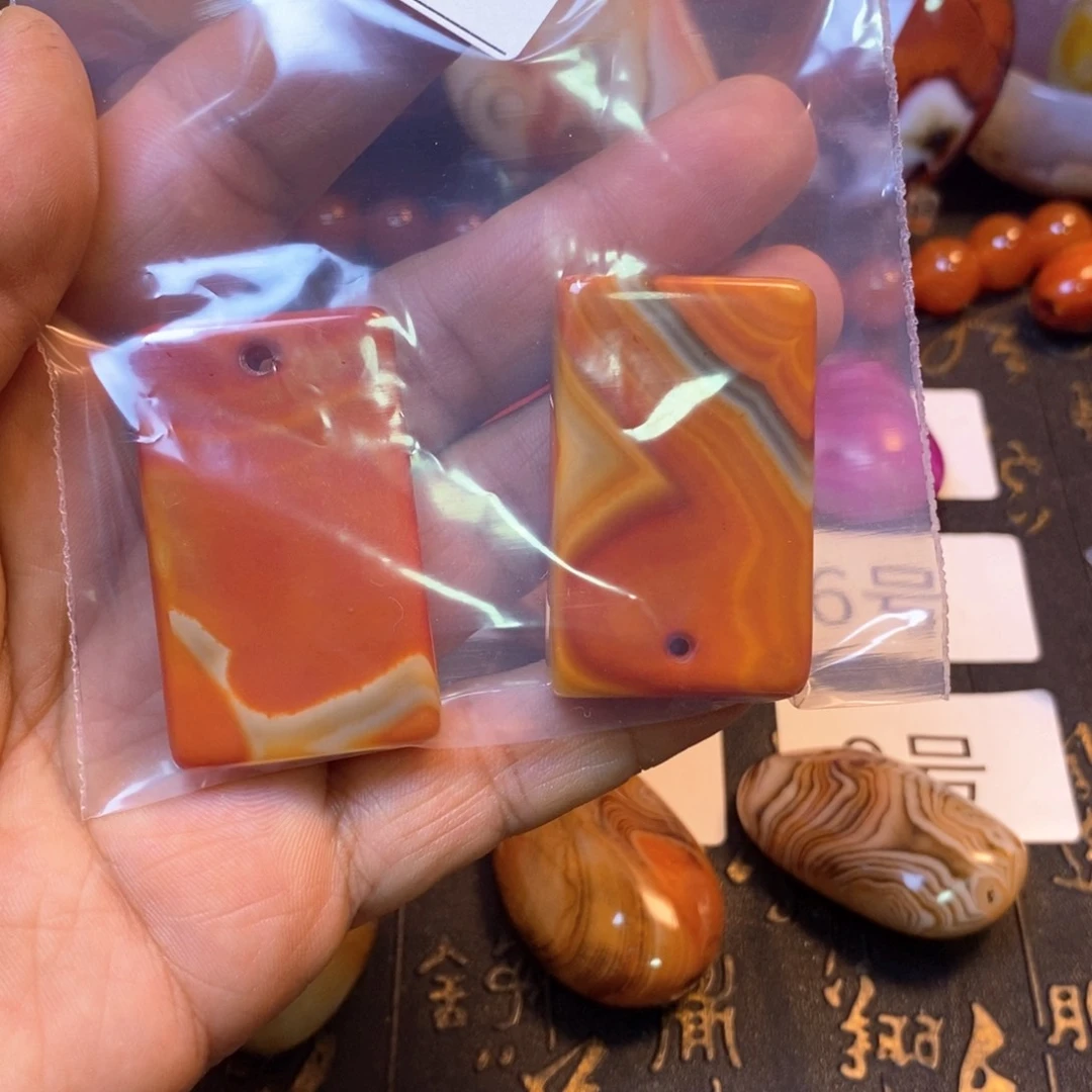 玛瑙/玉髓珠宝奇石未镶嵌黄*