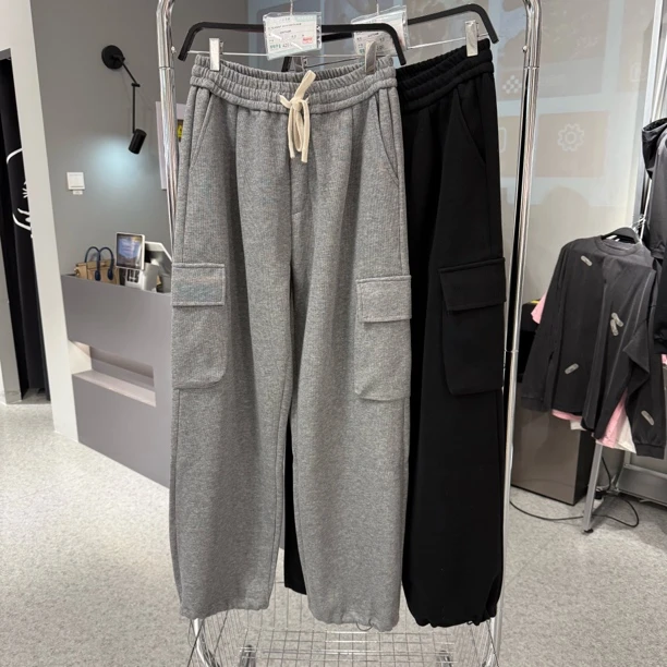 25SS22302工装裤无性别男女同款针织运动长裤休闲裤宽松