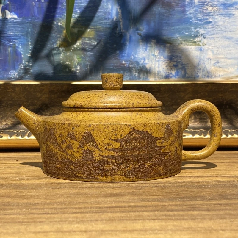 高温柴烧宝塔德钟紫砂壶
