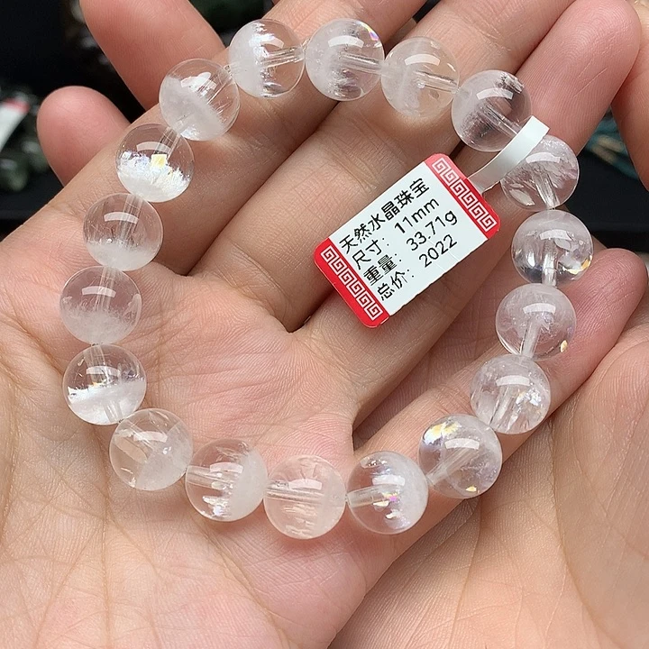 水晶未镶嵌手串天然水晶
