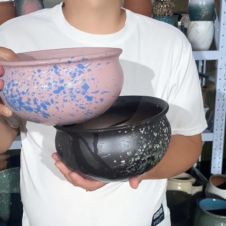 紫砂花盆口20高11福利