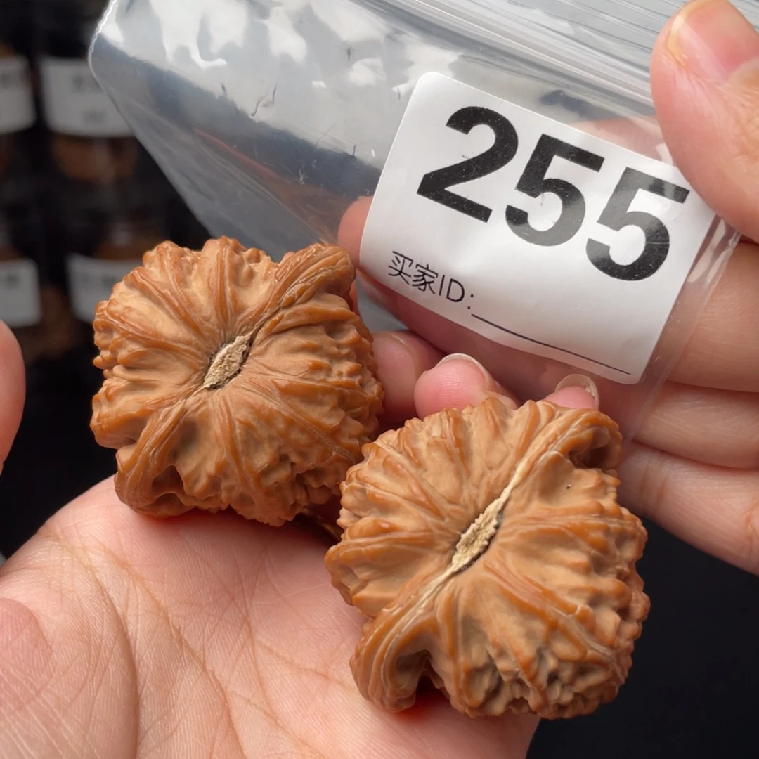 把件文玩核桃全品44闷白