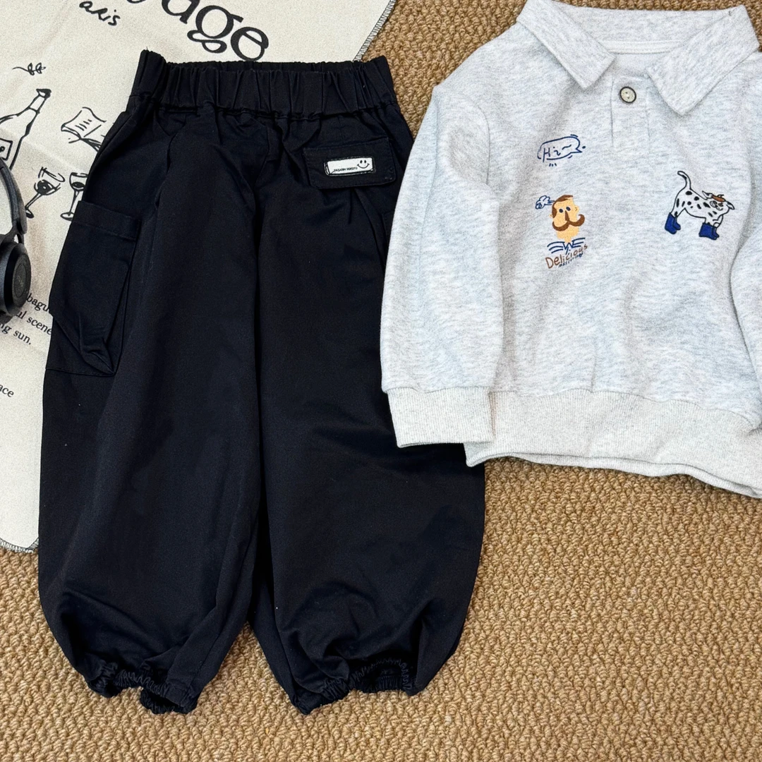 【现货】韩版儿童春款纯棉灯笼裤