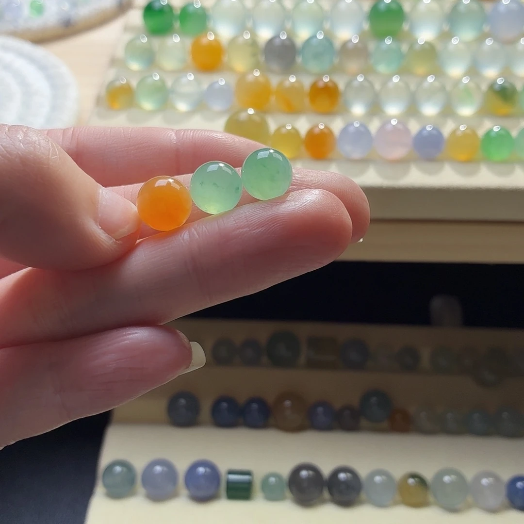 花***夏翡翠散珠翡翠1336