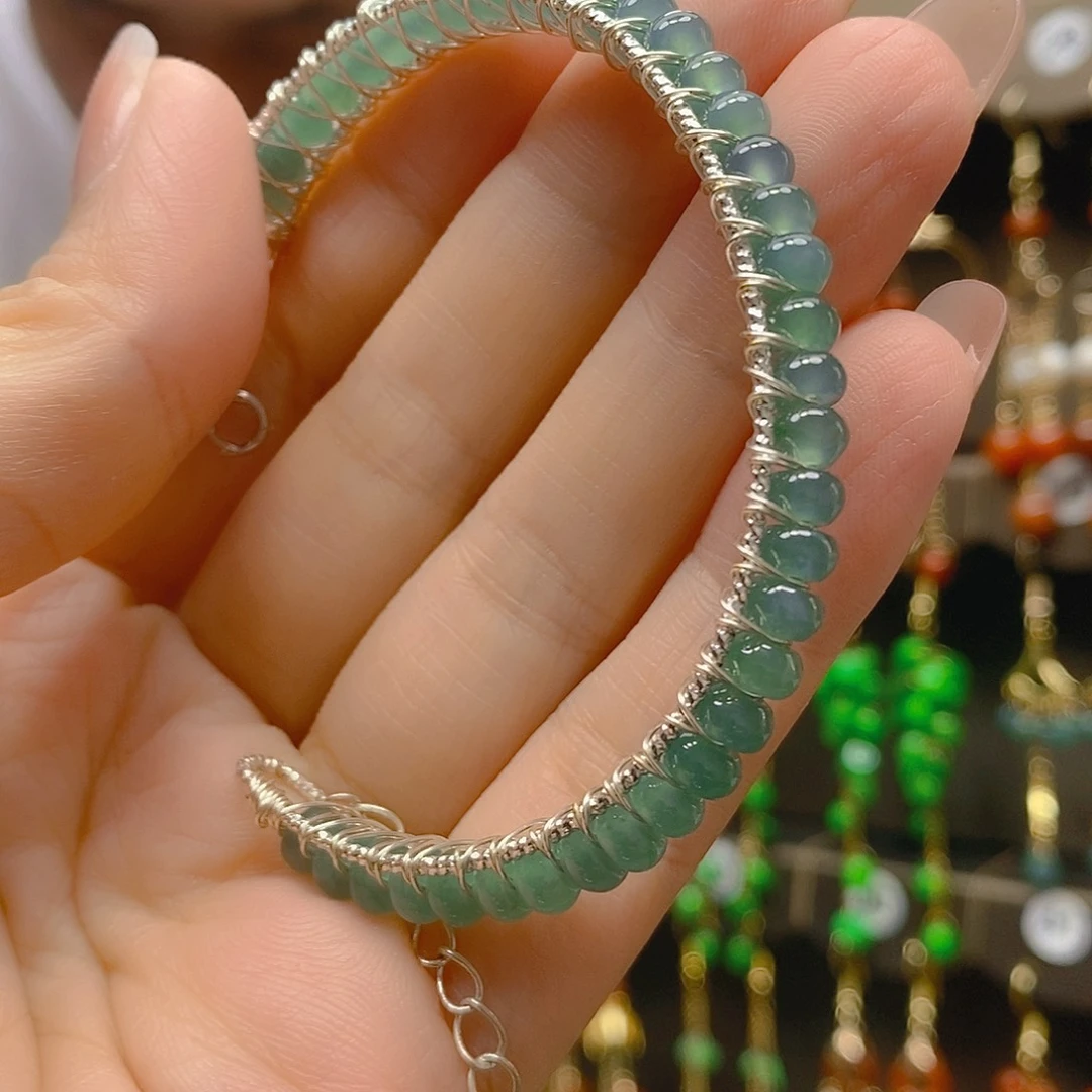 翡翠合金耳饰翡翠