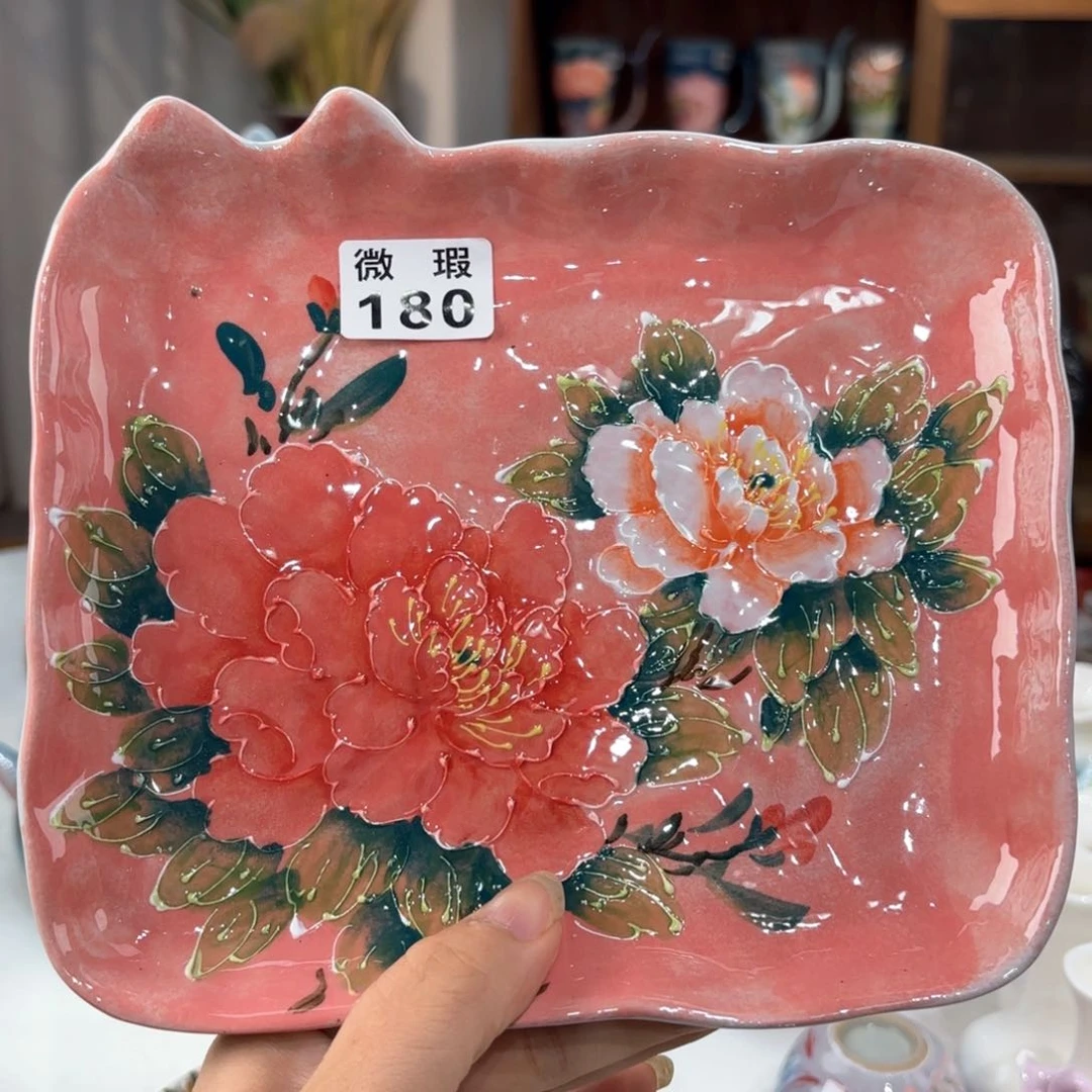 景德镇手绘高温釉下彩陶瓷茶具