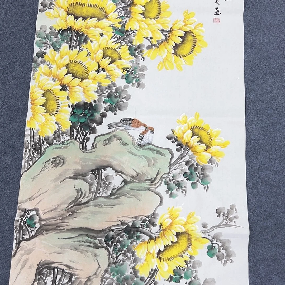 国画国画作品宣纸纯手绘