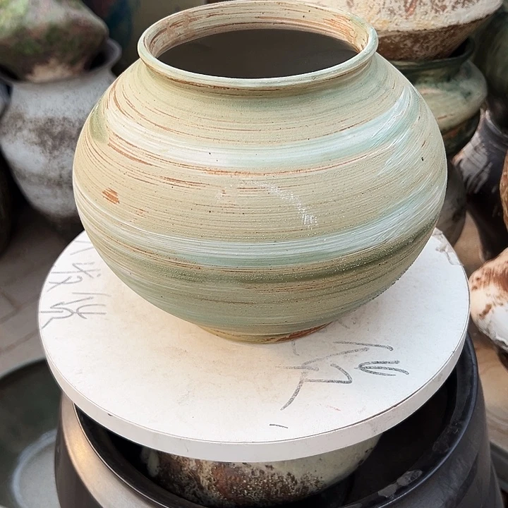 景德镇精品花盆栽适口13高17