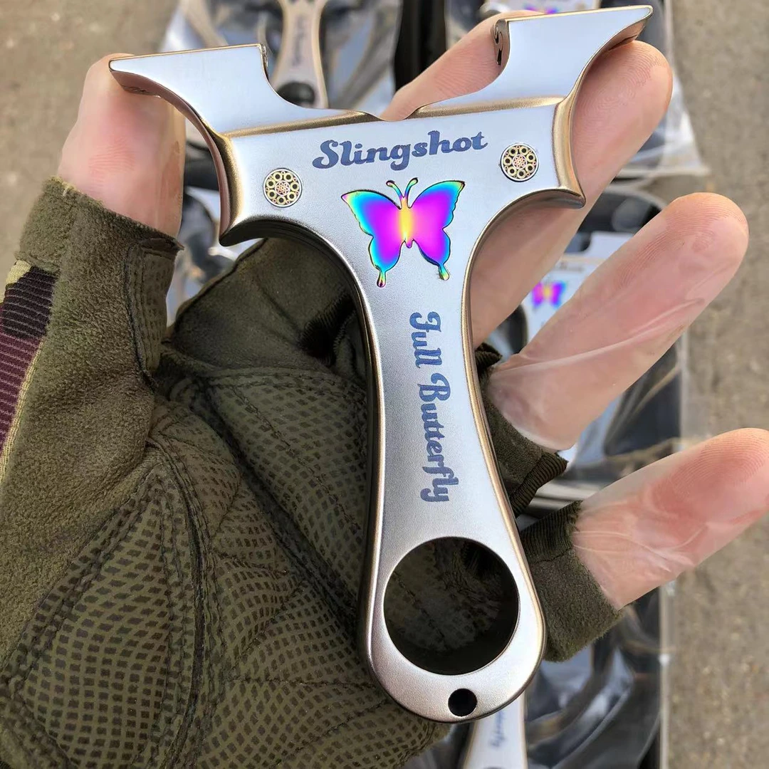 正品征途全钛龙齿蝴蝶户外玩具