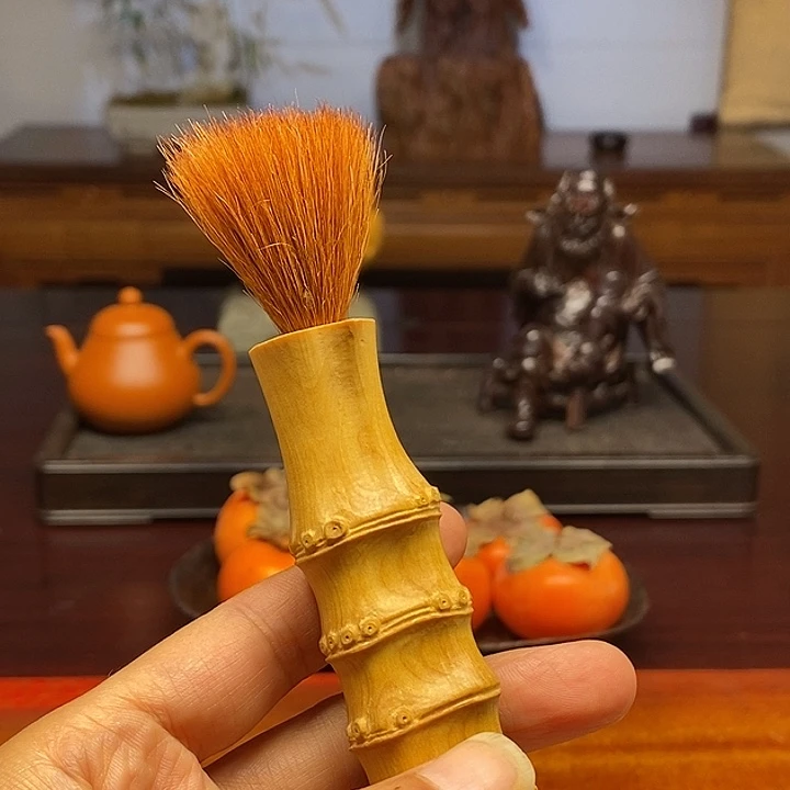 黄杨木茶周边器物手把件