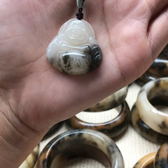 未镶嵌手镯石英质玉佛公吊坠158米